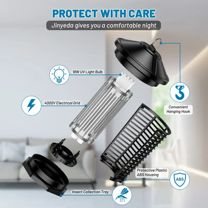 "Mosquito Killing Lamps: Effective Bug Elimination, Safe for Home & Silent Operation"