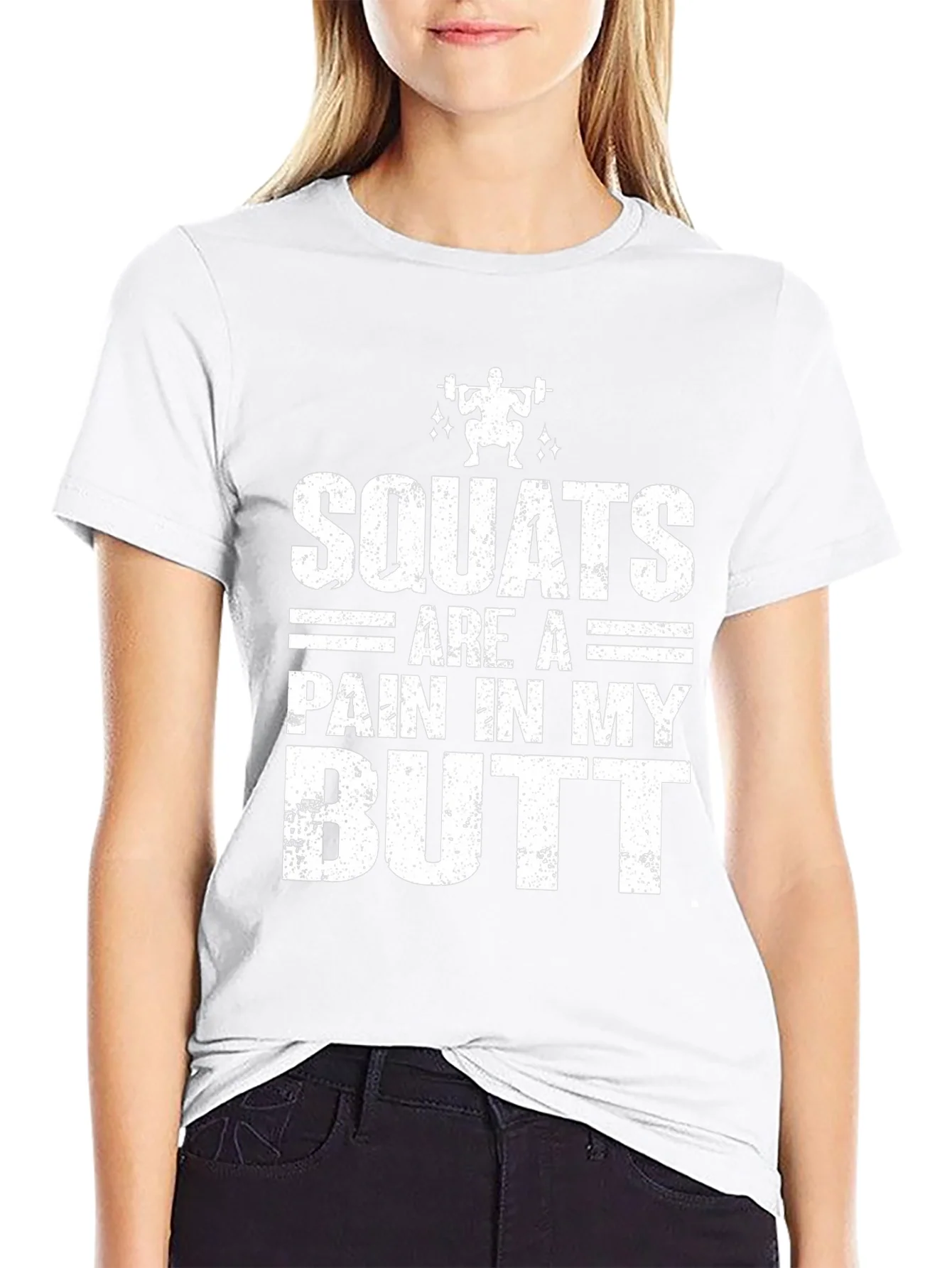 Squats Are a Pain T-Shirt - Workout Humor