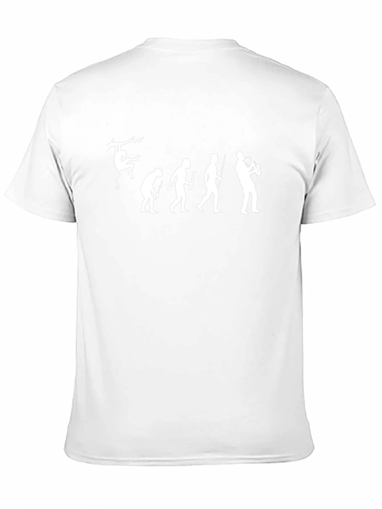 Evolution of Saxophone Black T-Shirt