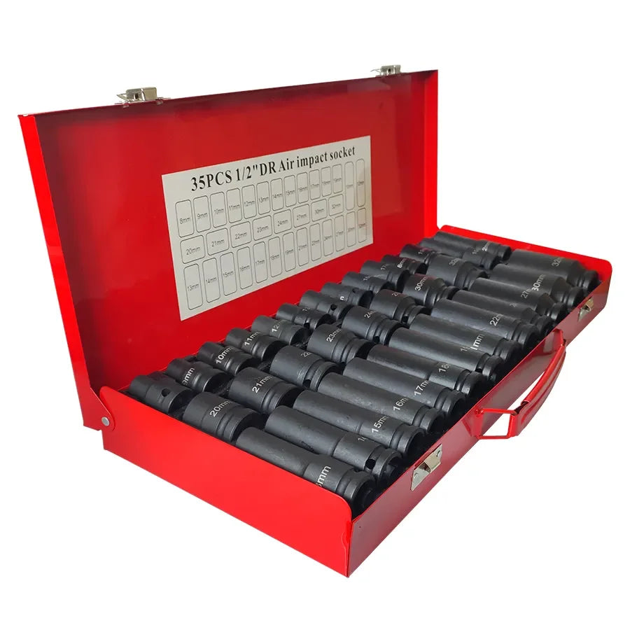 TOOLJOY 35pcs Hardware  Hand Tools Socket Tools Box Nut Setter for Set Mechanic Screwdriver Tool Set