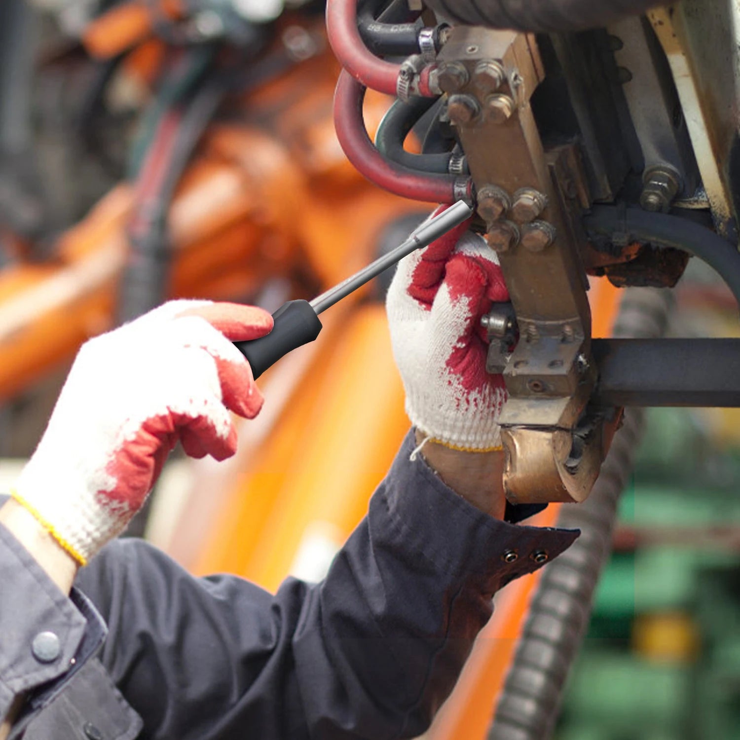 Home Hardware Tool Sets Customizable OEM Kit with Wrenches Scissors Bits Socket Pliers Hard Case Plastic Boxes Hand-Power Source