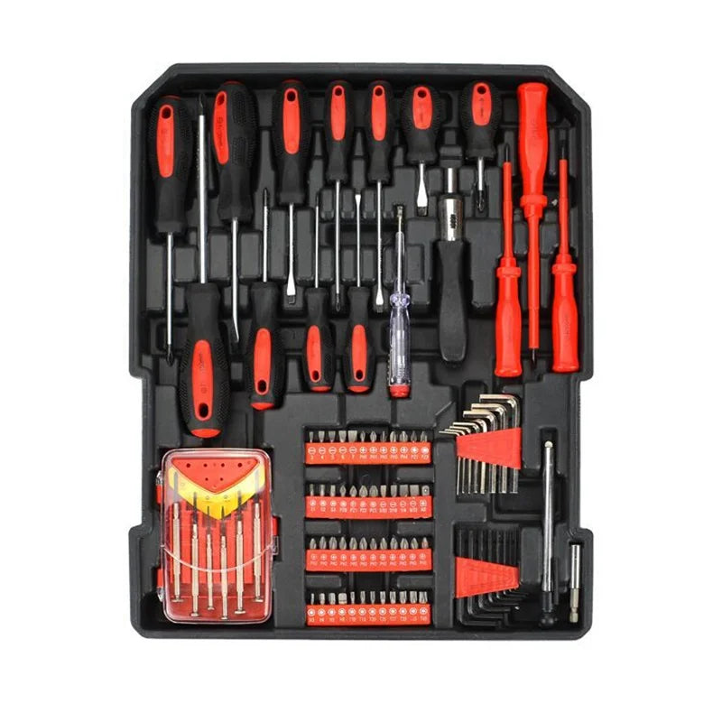 499 Piece Household Trolley Ratchet Wrench Hardware Tool Set Customizable OEM Hard Case Packaging