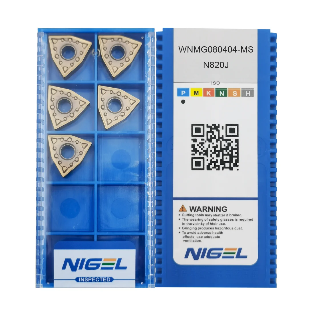 China Distributor NIGEL Hard Alloy Blades Carbide Inserts WNMG080404-MS N820J Turning Tools Replacement Mitsubishi
