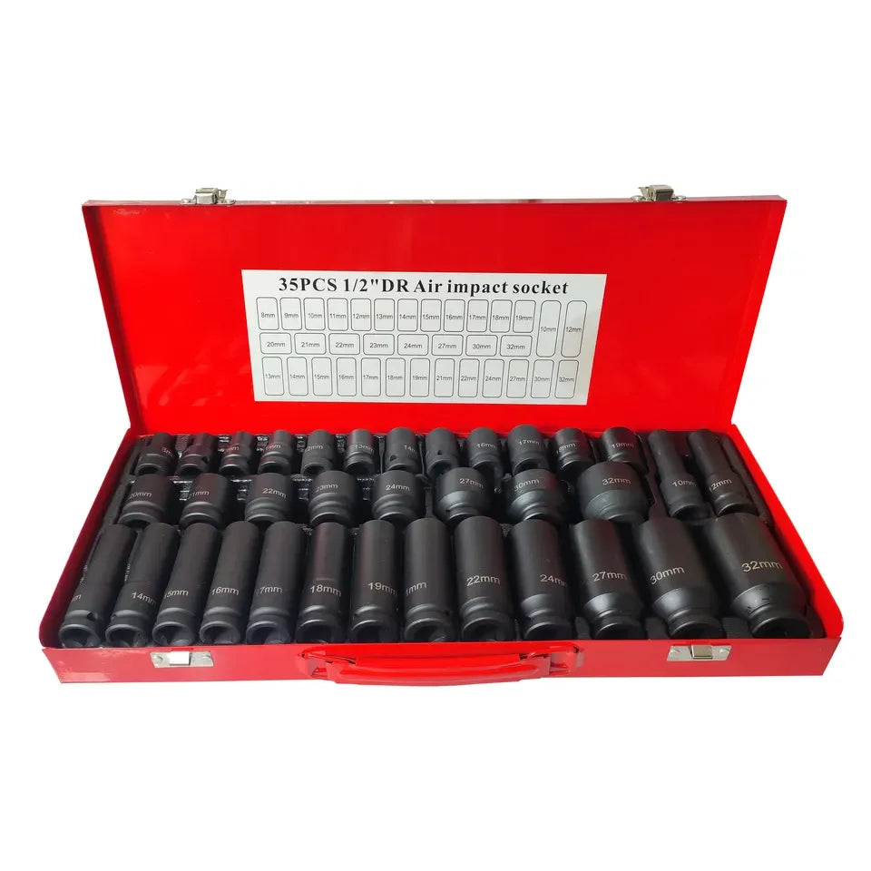 TOOLJOY 35pcs Hardware  Hand Tools Socket Tools Box Nut Setter for Set Mechanic Screwdriver Tool Set