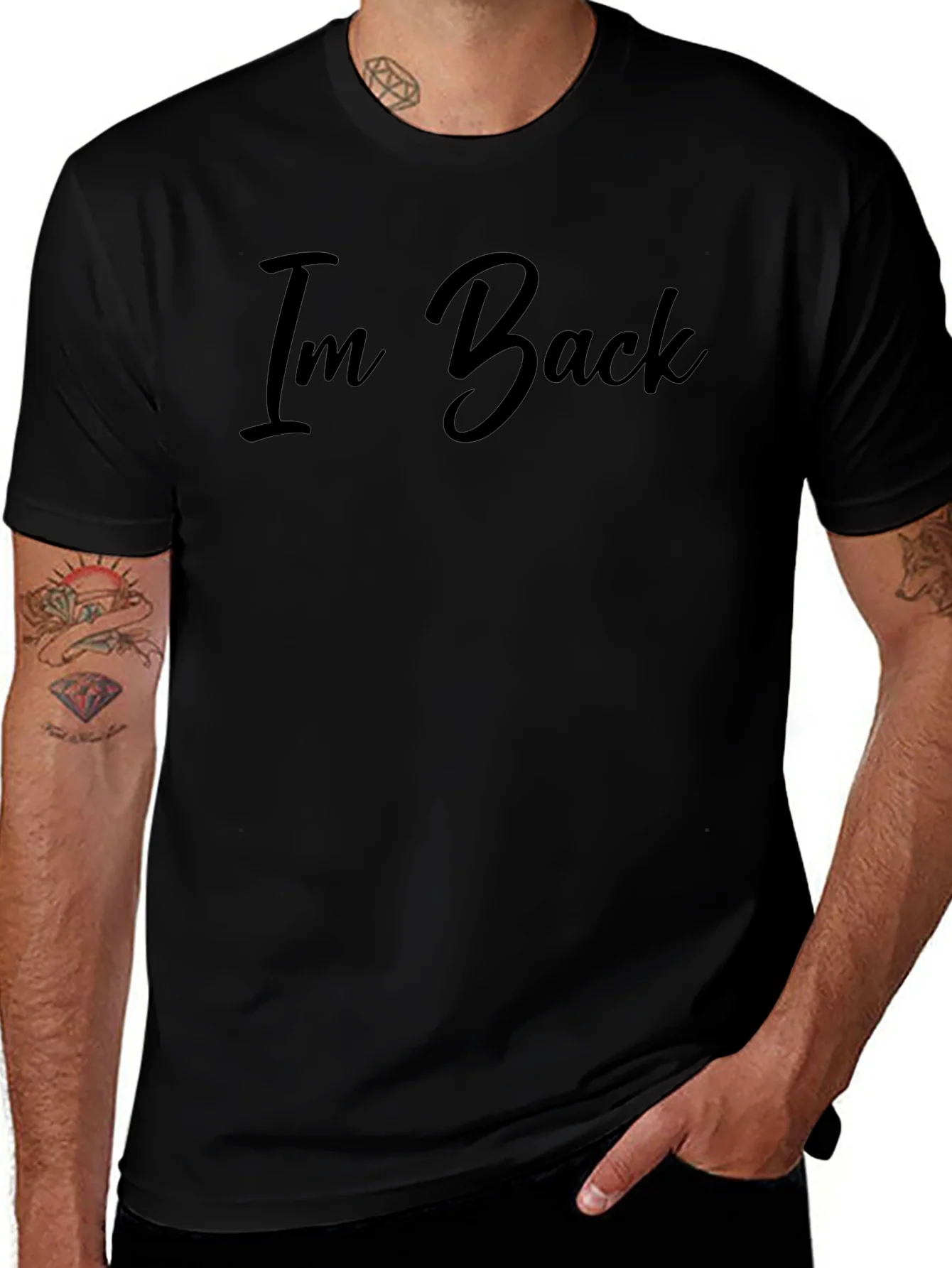 Im Back Graphic T-Shirt - Premium Cotton