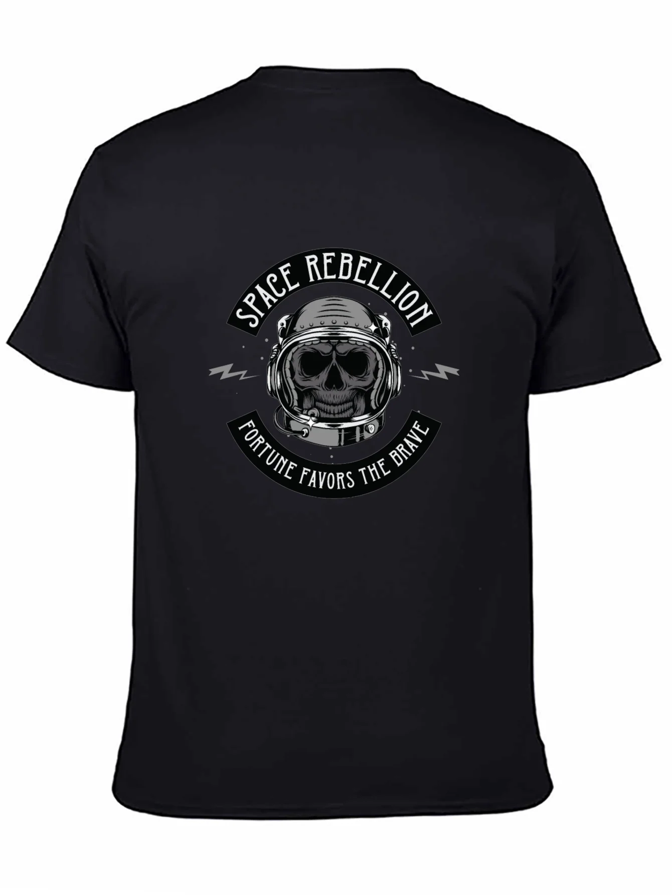 Space Rebellion T-Shirt - Fortune Favors the Brave