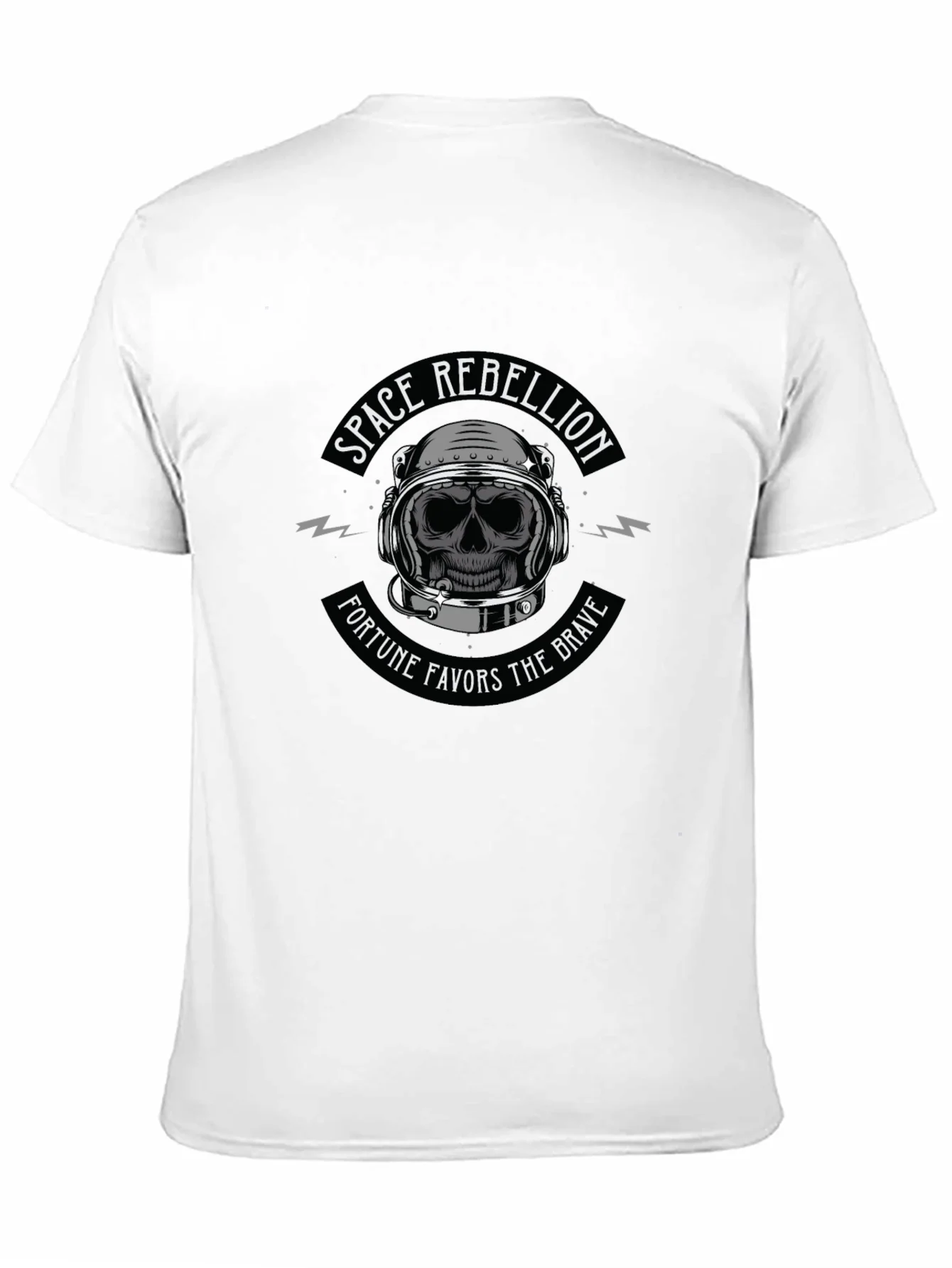 Space Rebellion T-Shirt - Fortune Favors the Brave