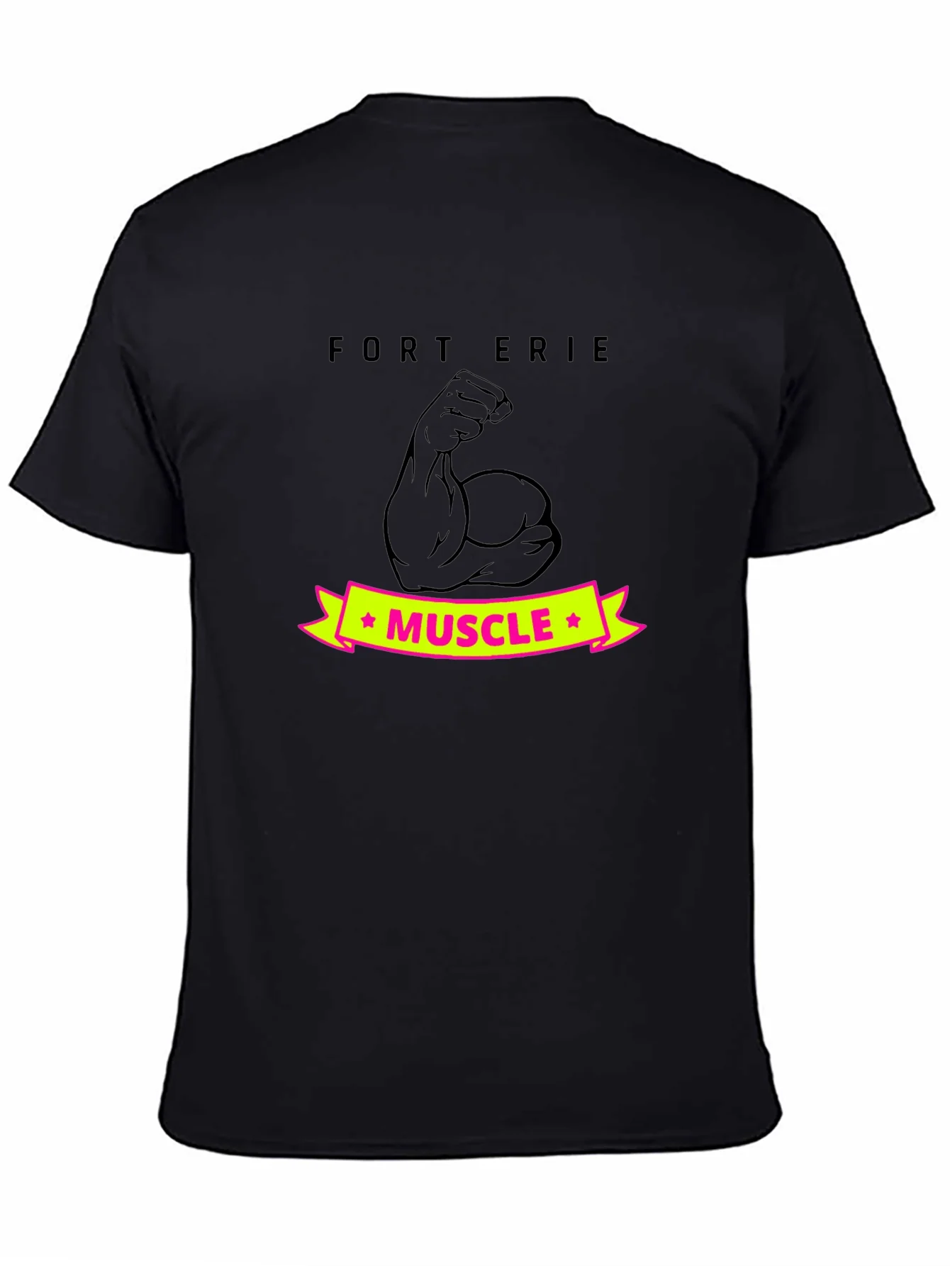 Fort Erie Muscle T-Shirt - Black