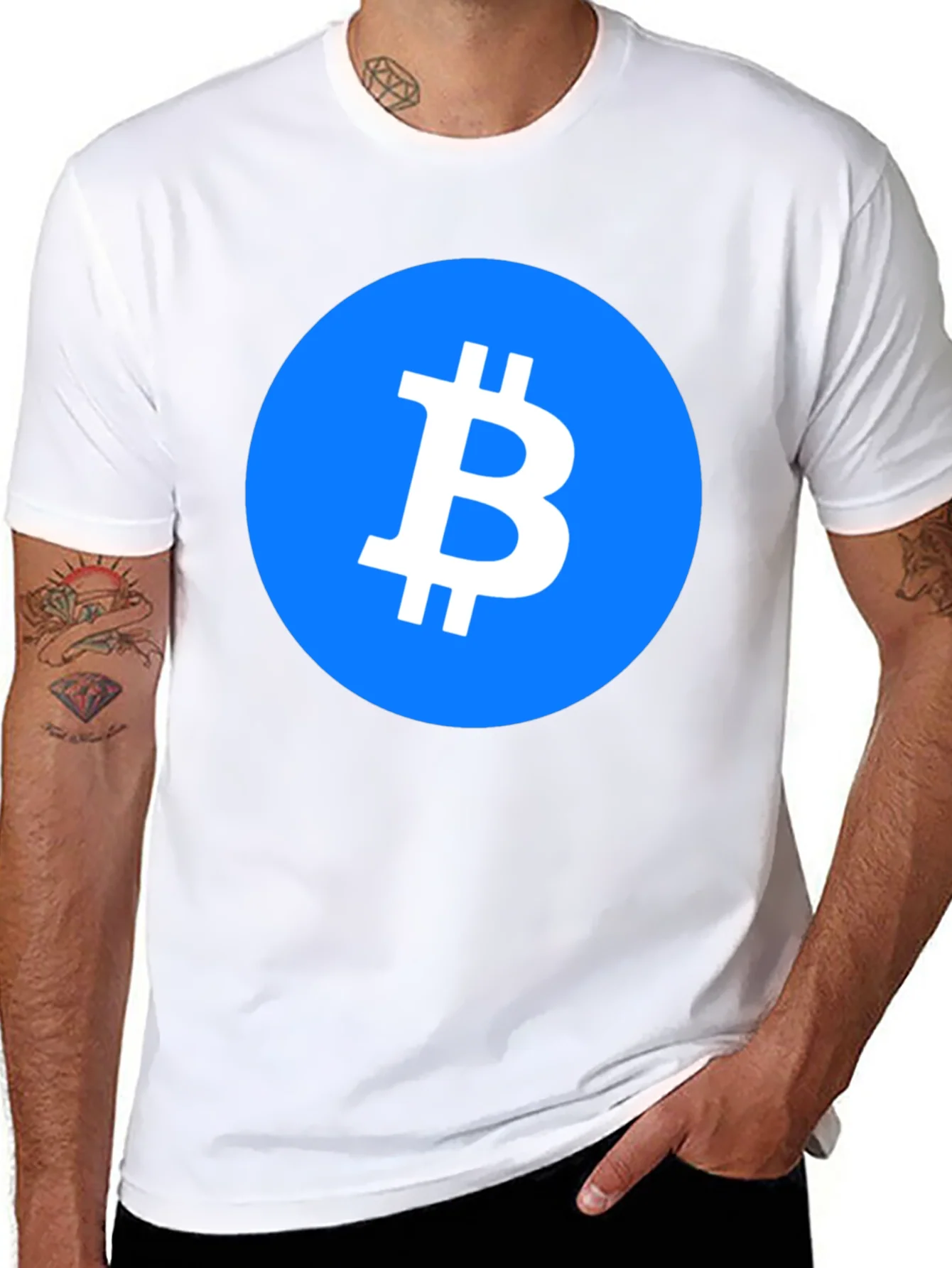 Bitcoin Crypto T-Shirt - Cool Minimalist Design