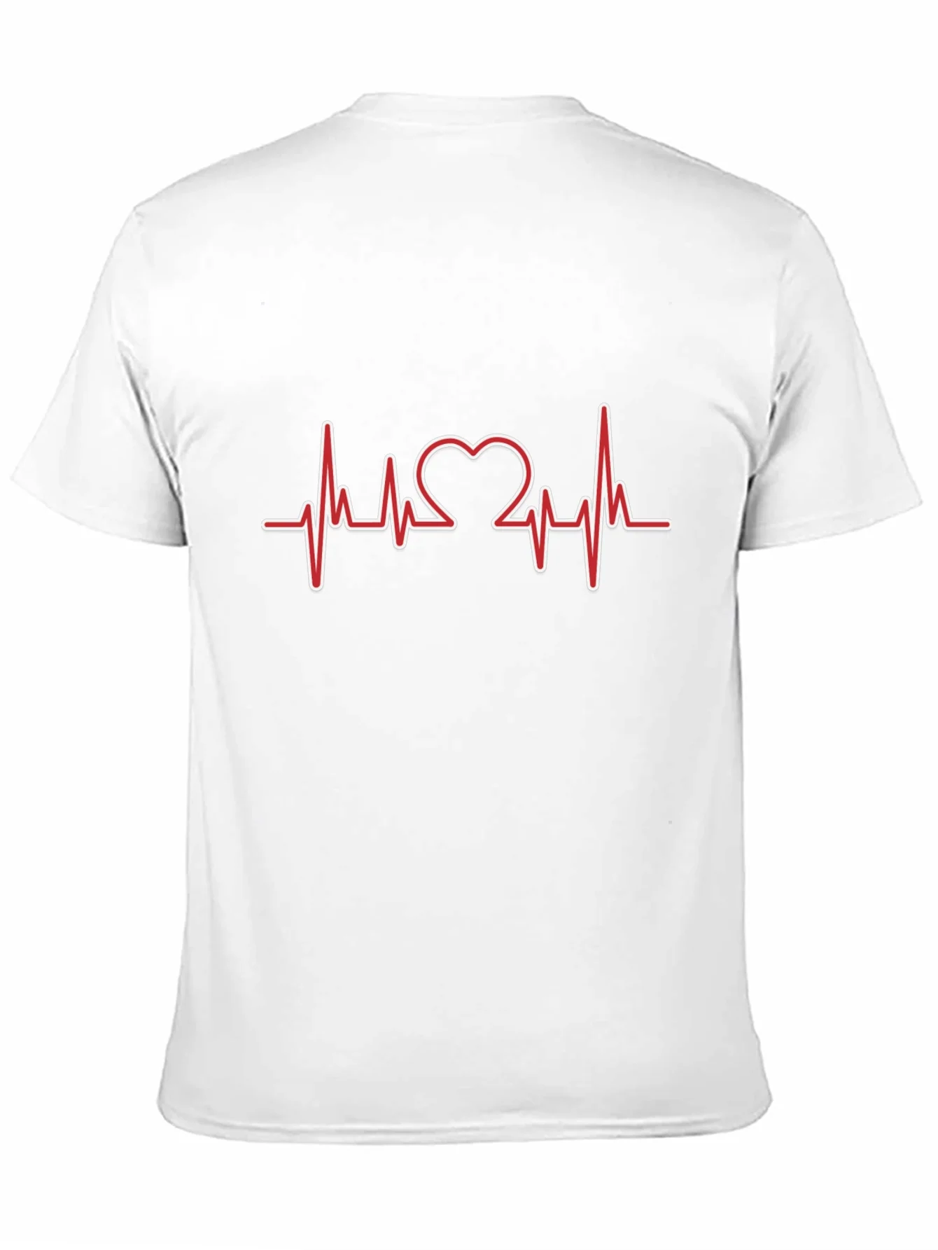 Heartbeat Heart Love Design T-Shirt
